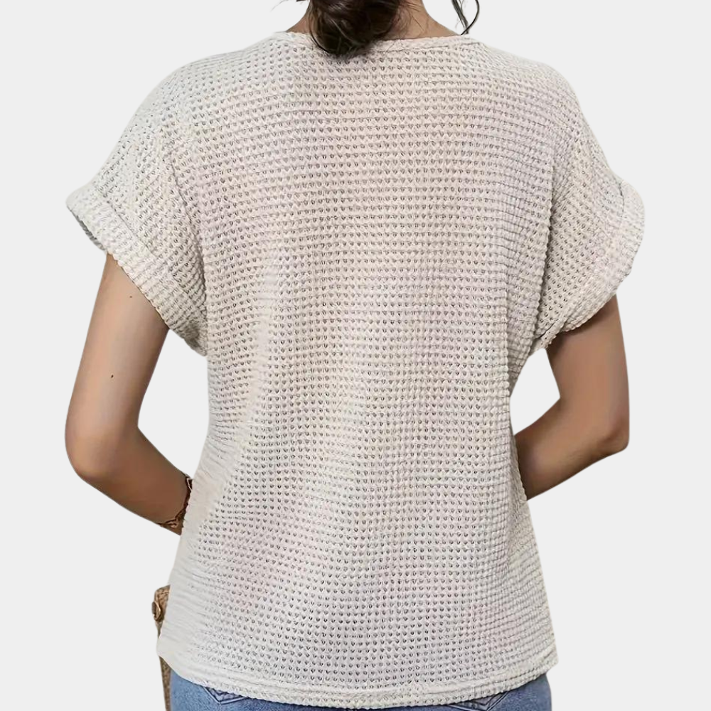 FAYE | Modieus T-shirt met Ronde Hals