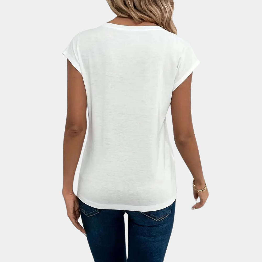 APRODITE | Stijlvol Dames T-shirt met V-hals
